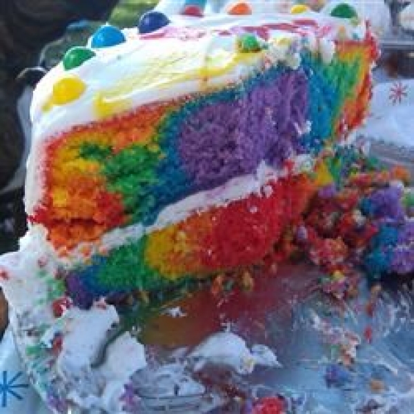 Rainbow Layer Cake