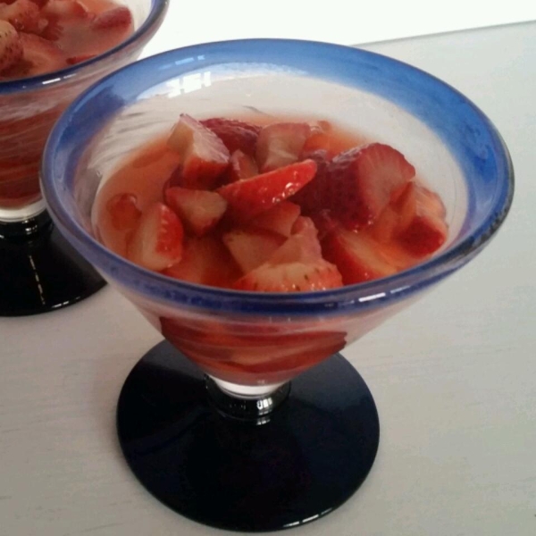 Lime and Tequila Infused Strawberries