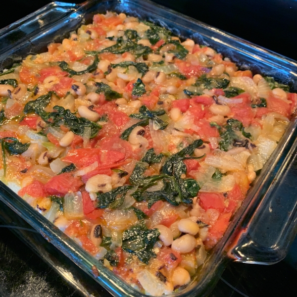 Spinach and Bean Casserole