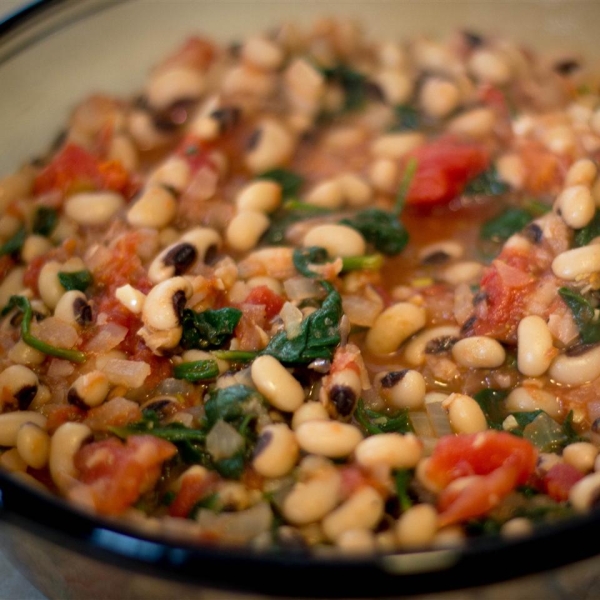 Spinach and Bean Casserole