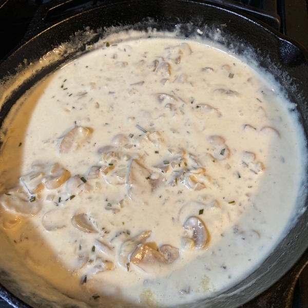 Mushroom Cream Gravy Sauce