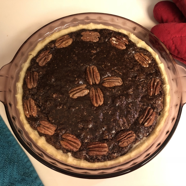 Chocolate Pecan Chess Pie