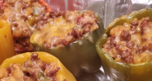 Sausage and Rice Stuffed Peppers