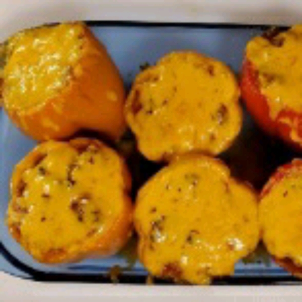 Sausage and Rice Stuffed Peppers