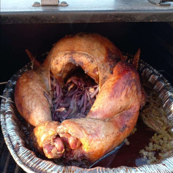 Turkey in a Smoker