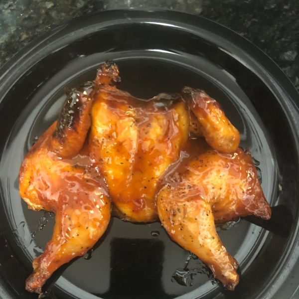 Orange Cornish Hen for Two