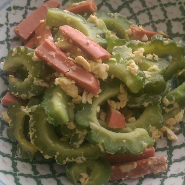 Goya Champuru (Bitter Melon Stir Fry)