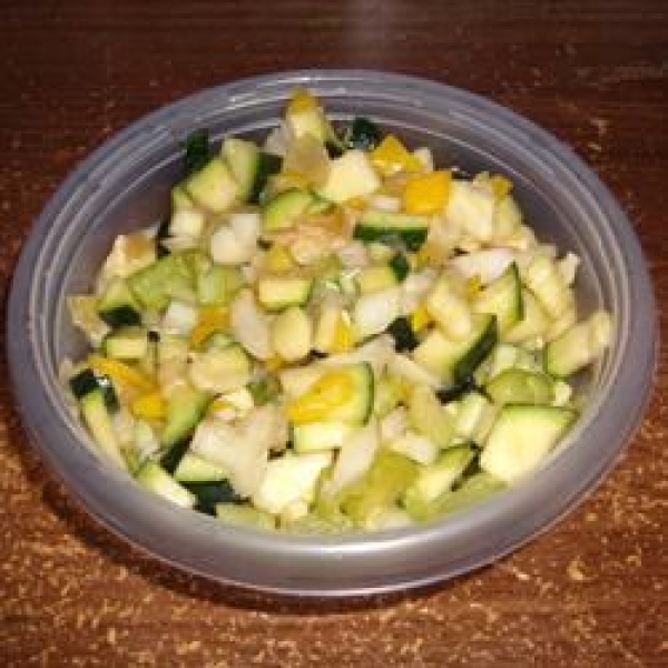 Sweet and Sour Zucchini Salad