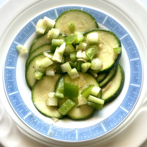 Sweet and Sour Zucchini Salad