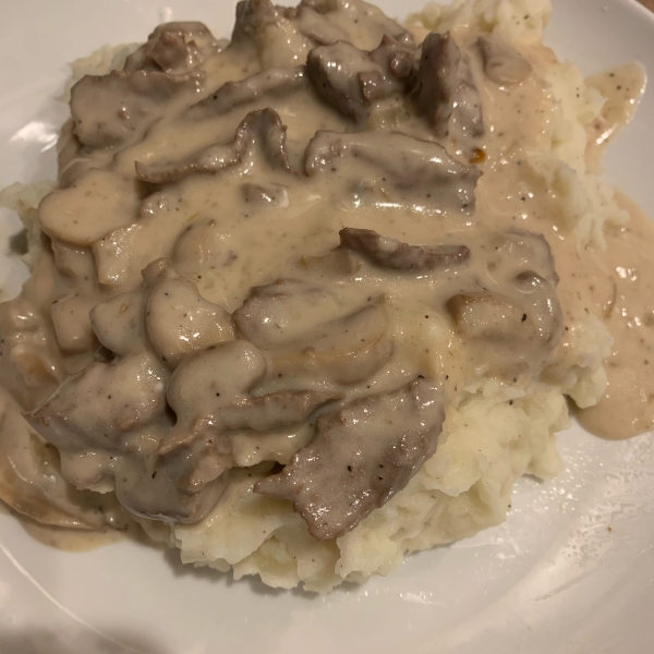 Beef Stroganoff