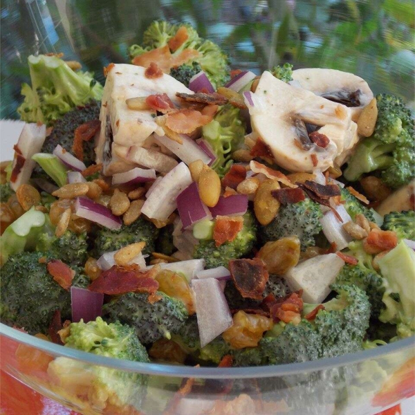 Mushroom Broccoli Salad