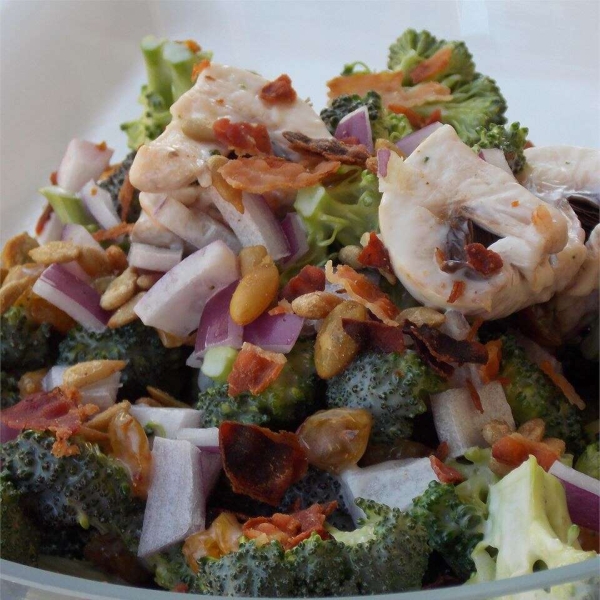 Mushroom Broccoli Salad