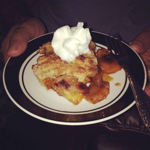 Sheila's Peach Cobbler with Pecans