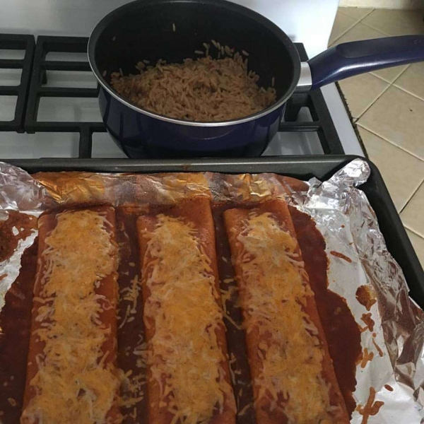 Chicken Enchiladas with Cream Cheese