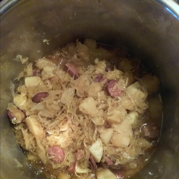 Instant Pot® Kielbasa, Sauerkraut, and Potato