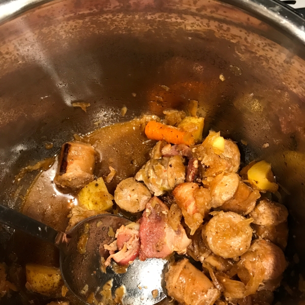 Instant Pot® Kielbasa, Sauerkraut, and Potato