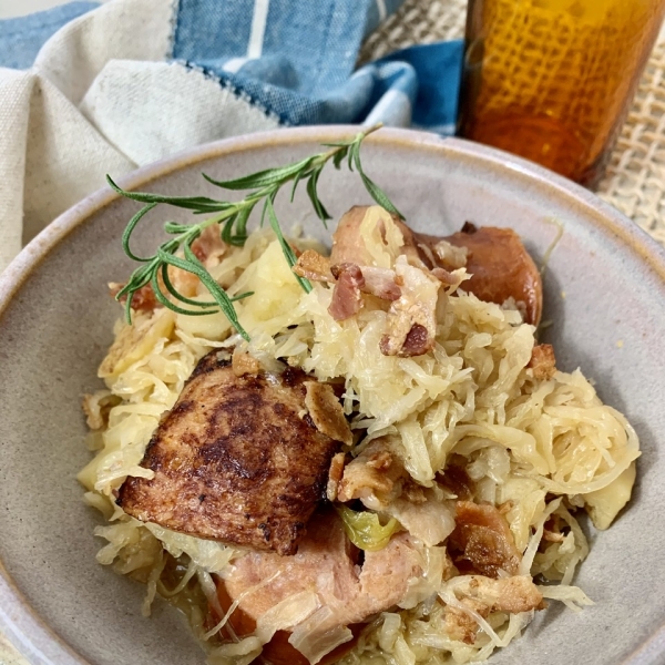 Instant Pot® Kielbasa, Sauerkraut, and Potato