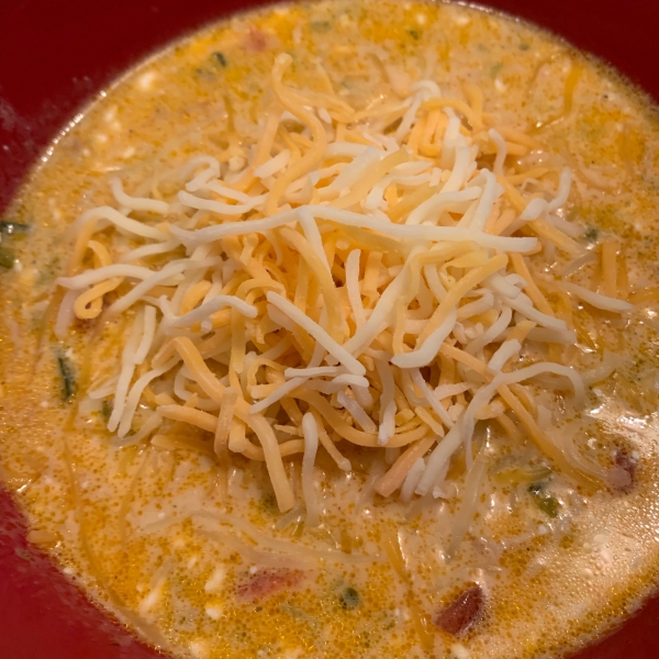 Creamy Keto Chicken-Poblano Soup