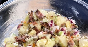Potato Salad With Bacon, Olives, and Radishes