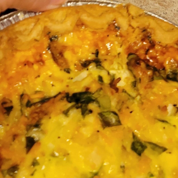 Spinach Quiche with Chicken