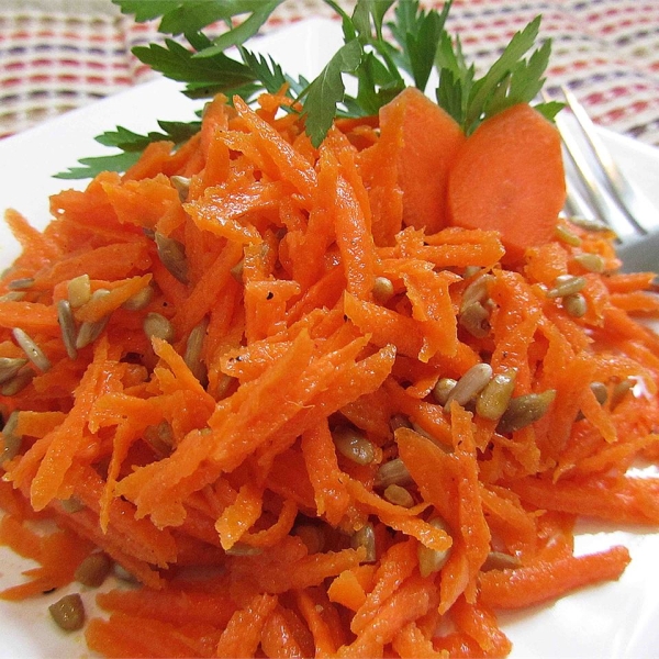 Three Ingredient Carrot Slaw