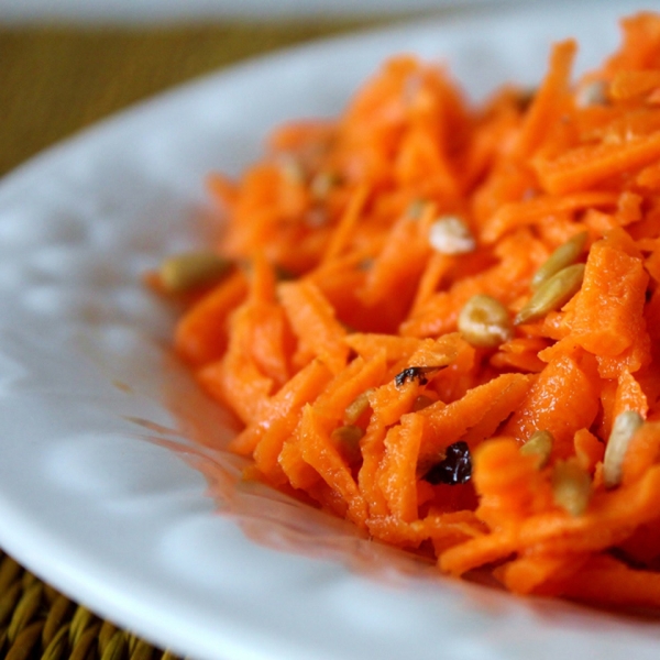 Three Ingredient Carrot Slaw