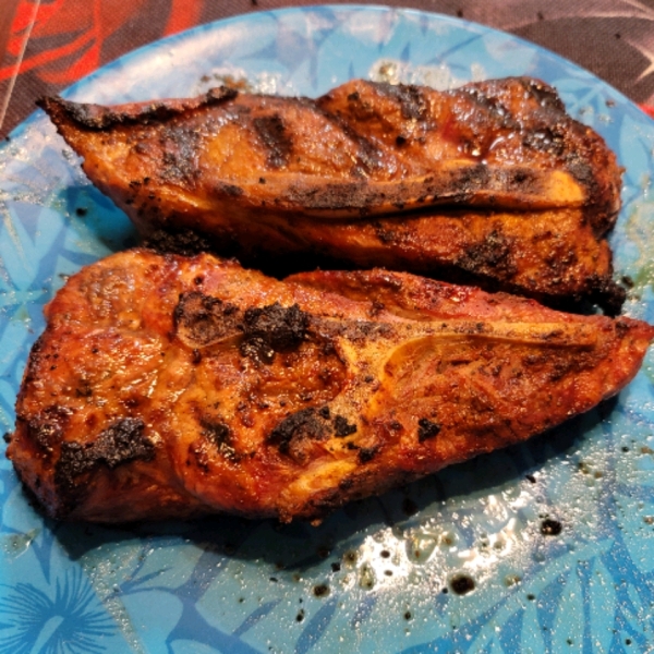 Smoky Grilled Pork Chops