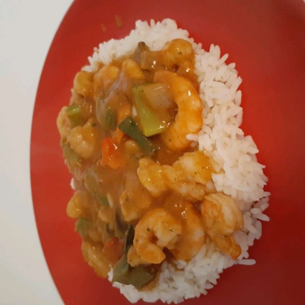 Microwave Shrimp Étouffée