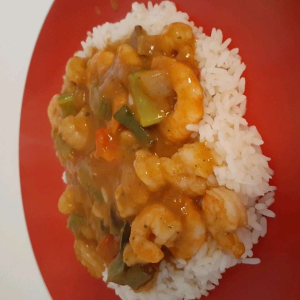 Microwave Shrimp Étouffée