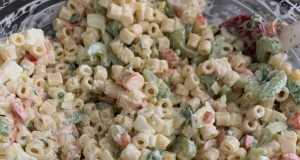 Herbed Macaroni Salad with Shrimp