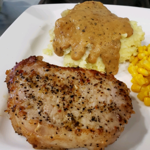 Creamy Herbed Pork Chops