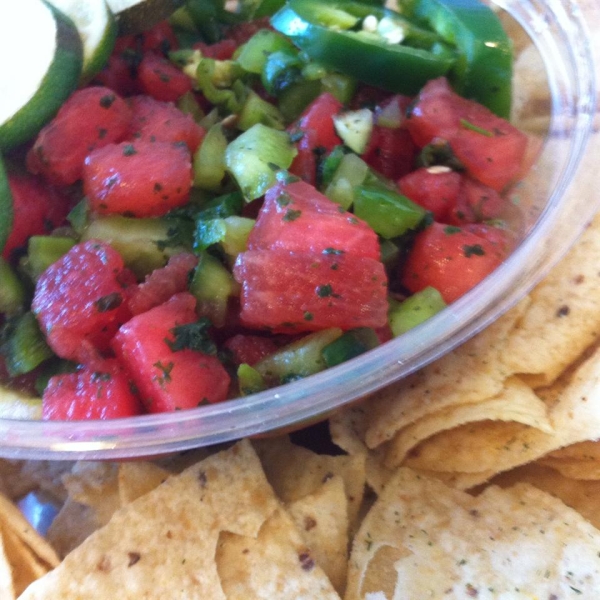 Watermelon Fire and Ice Salsa