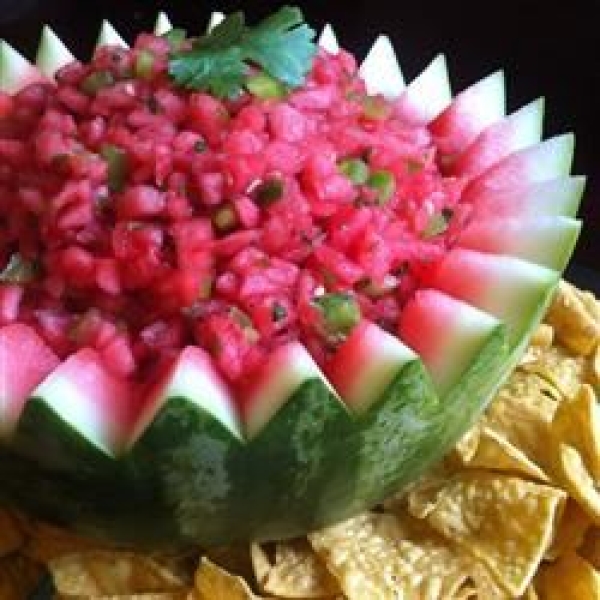 Watermelon Fire and Ice Salsa