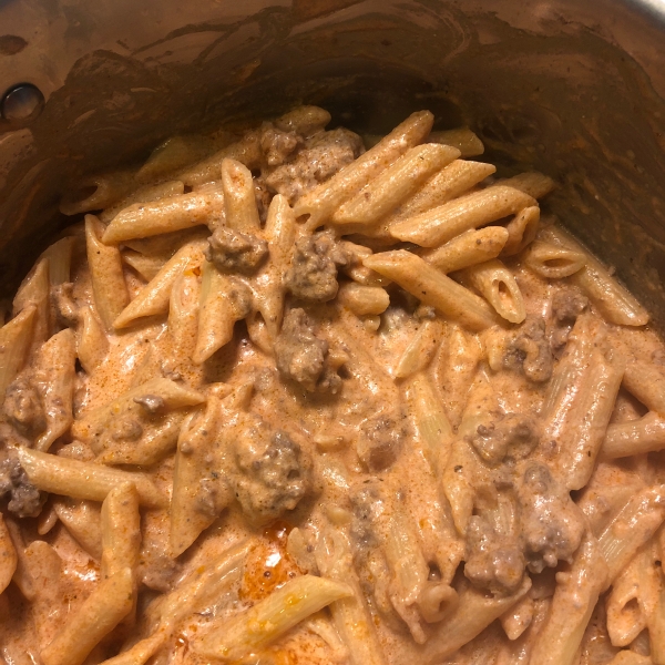 Fast Creamy Tomato Penne