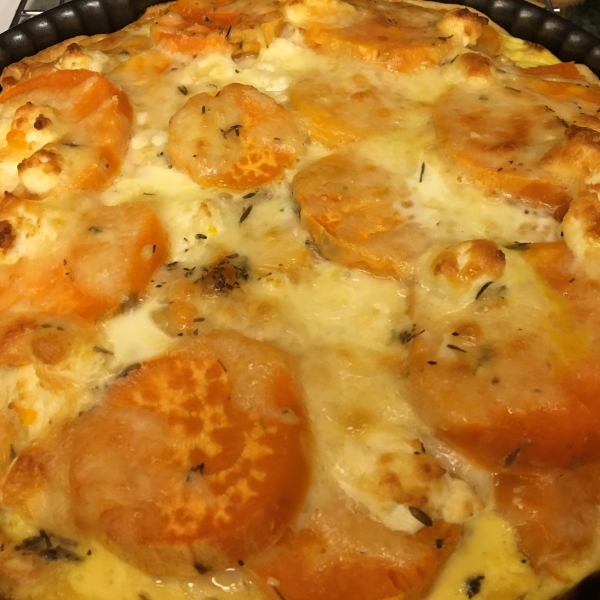 Rosemary Sweet Potato Quiche