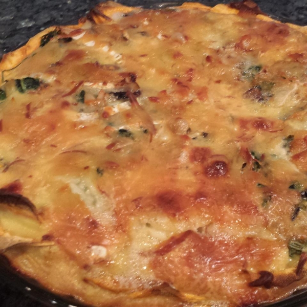 Rosemary Sweet Potato Quiche