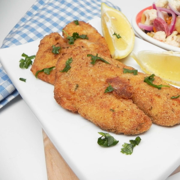 Air Fryer Tilapia Milanese for Two