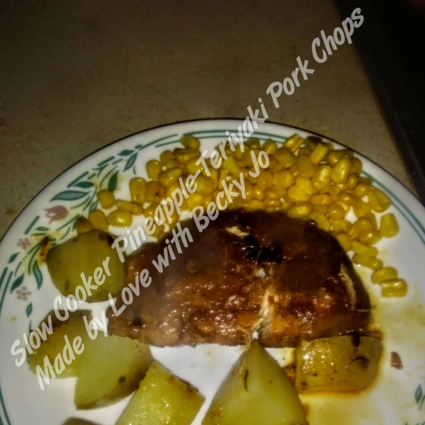 Slow Cooker Pineapple-Teriyaki Pork Chops