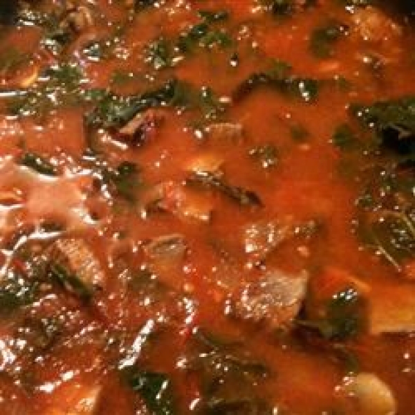 Steak and Kale Soup