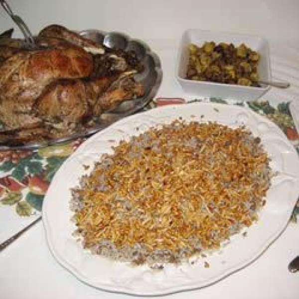 Greek Traditional Turkey with Chestnut and Pine Nut Stuffing