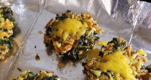 Cheesy Quinoa Patties with Kale and Spinach