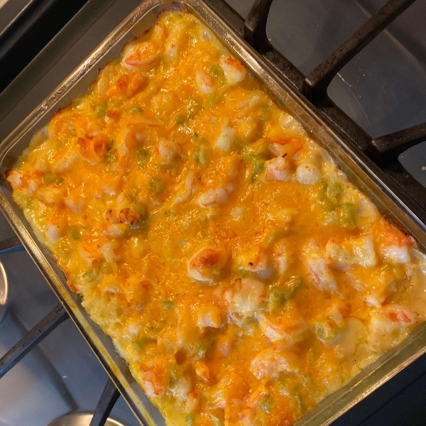 Curried Shrimp Au Gratin