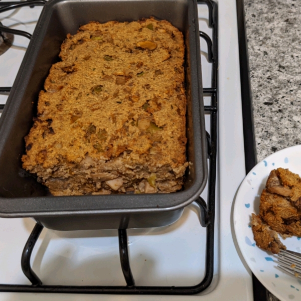 Vegetarian Tofu and Nut Loaf