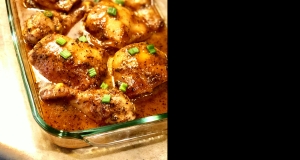 Honey-Mustard Baked Chicken Legs