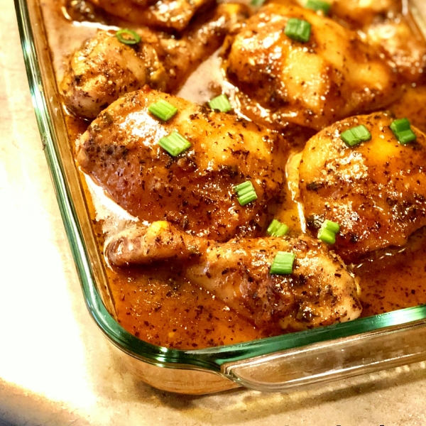 Honey-Mustard Baked Chicken Legs