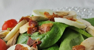 Spinach and Mushroom Salad