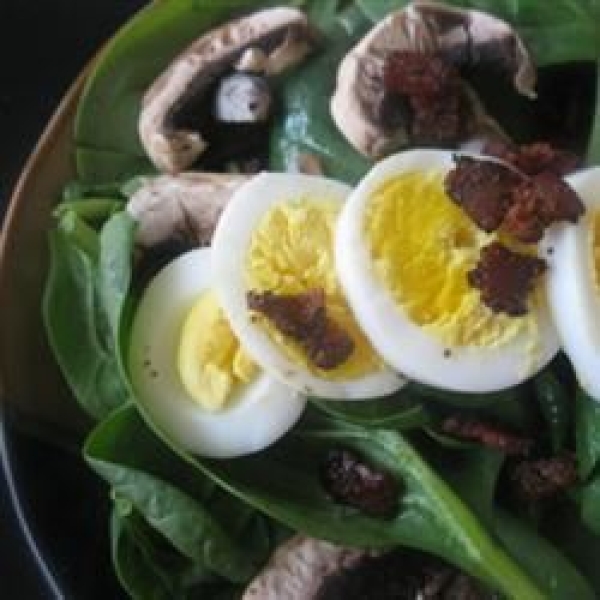 Spinach and Mushroom Salad