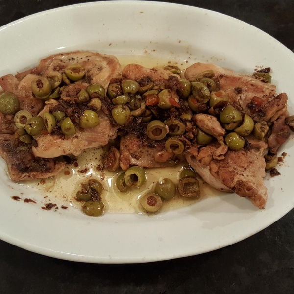 Easy Olive Martini Chicken