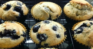 Lemon Verbena-Blueberry Muffins