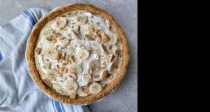 Peanut Butter and Banana Pudding Pie